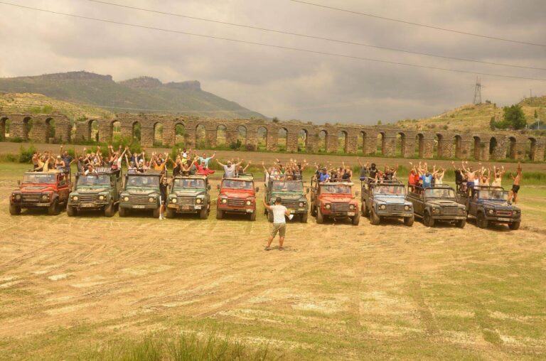 Jeep Safari & Manavgat Waterfall & Green Lake Boat Tour