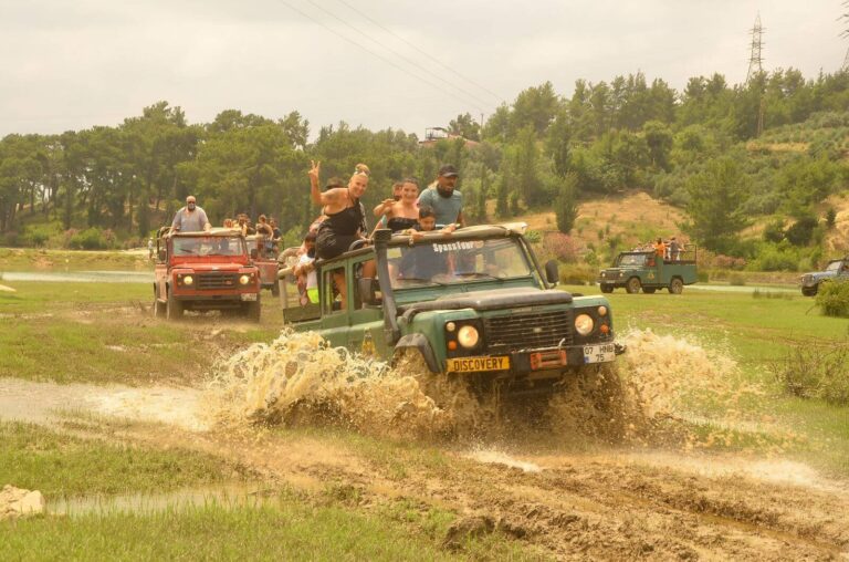 Jeep Safari & Manavgat Waterfall & Green Lake Boat Tour